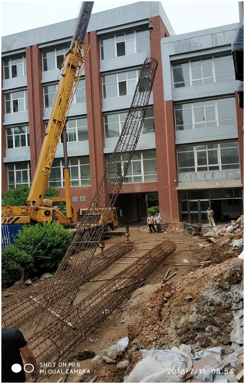 大连市第十五中学纠倾顶升工程